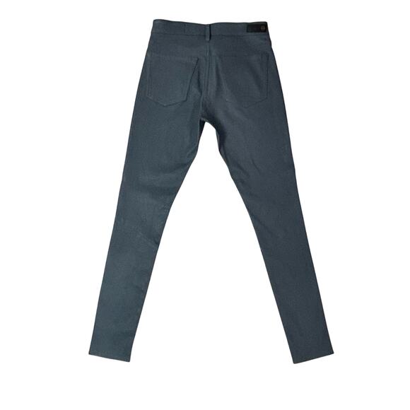 AG Adriano Goldschmied 100% Leather Legging Women’s Sz 28 Super Skinny Blue Gray - Picture 4 of 10